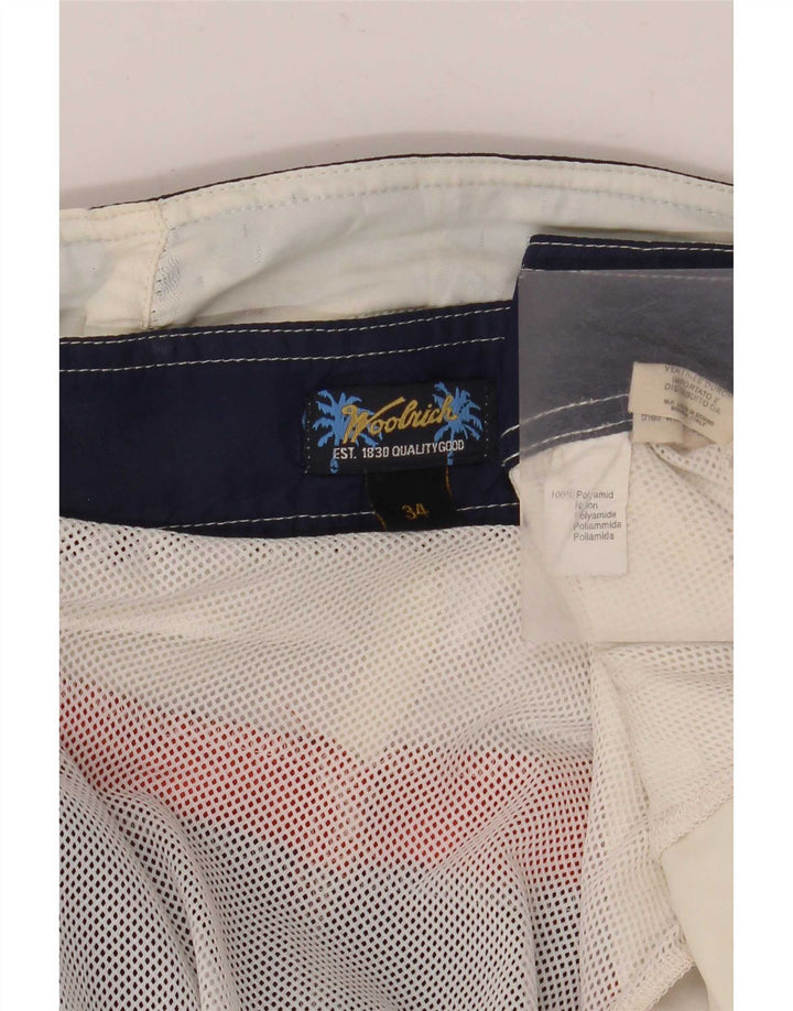Woolrich Hombre Bañador Shorts Large Azul Marino Colorblock Poliamida