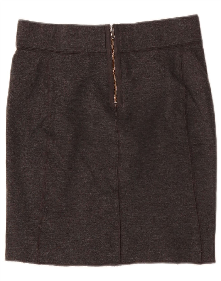 JACK WILLS Minifalda para mujer UK 10 Small W26 Viscosa gris