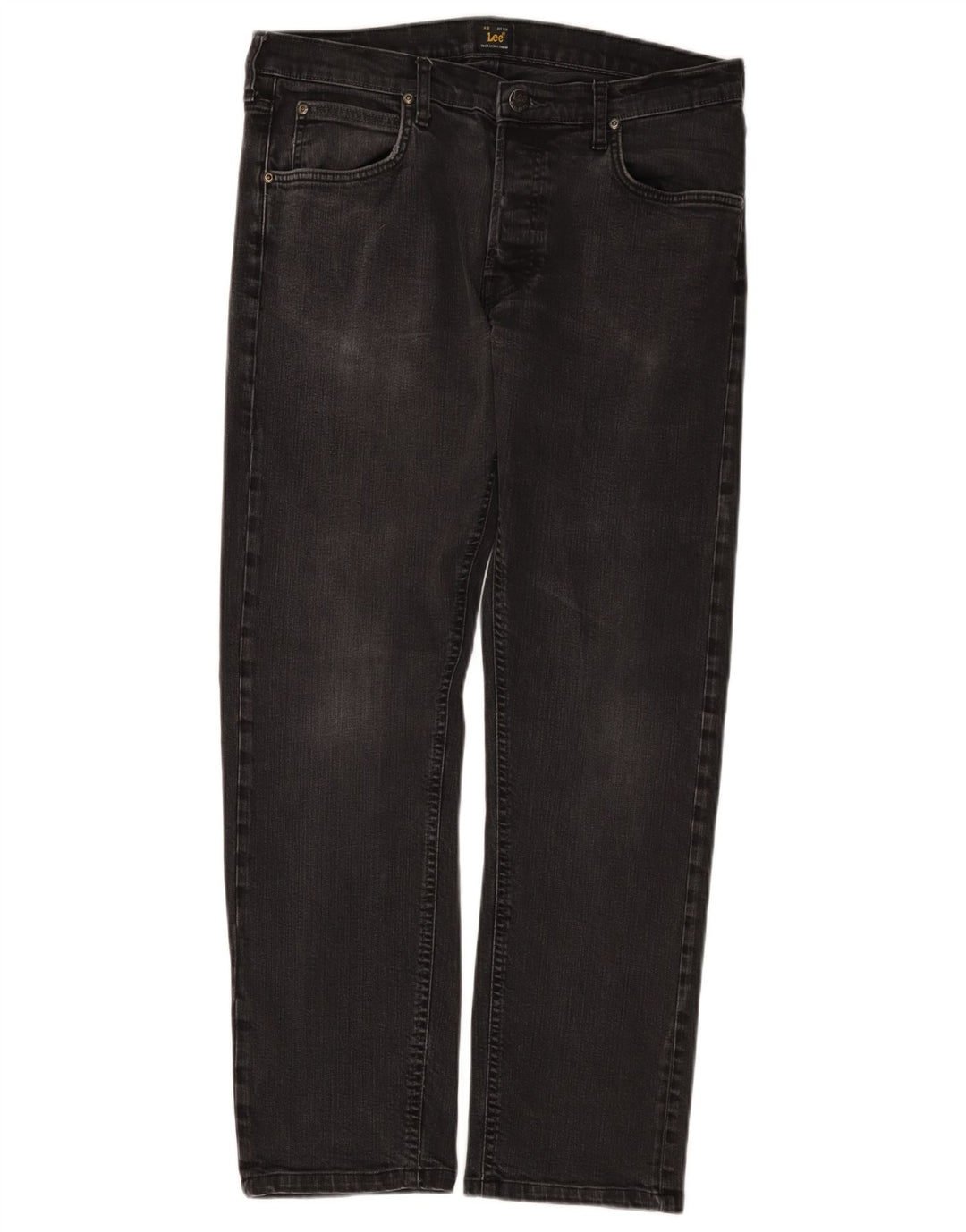 Lee Vaqueros Rectos Daren para Hombre W33 L29 Algodón Negro