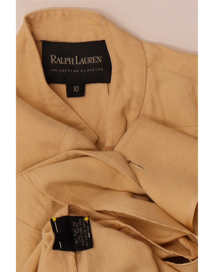 Ralph Lauren - Chaqueta utilitaria para mujer (talla 10), color beige