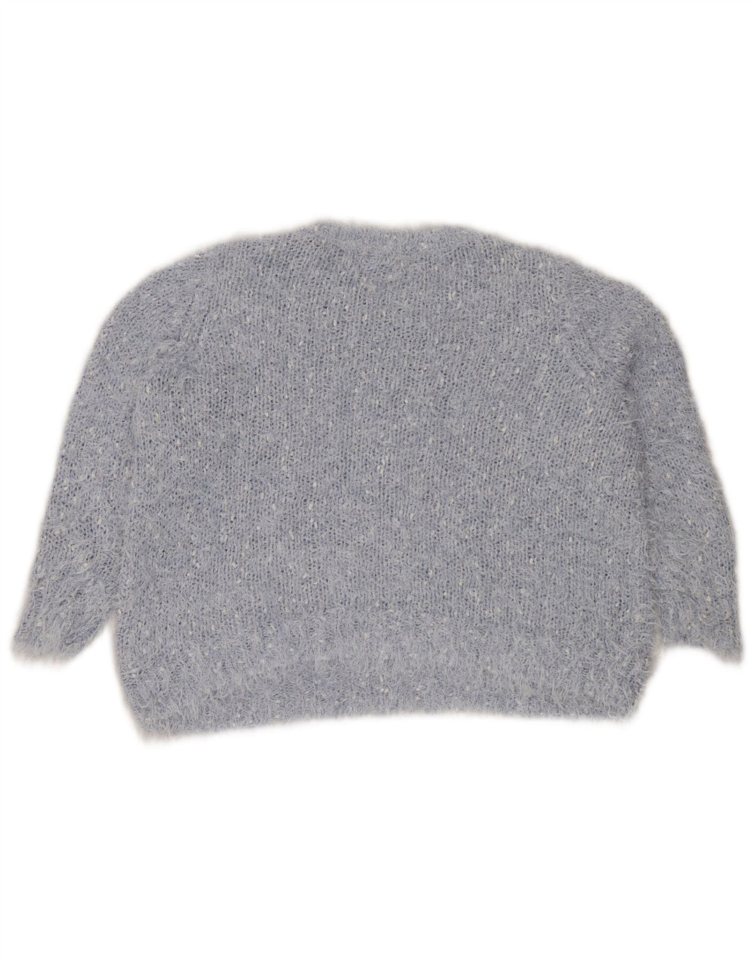 Marks & Spencer Jersey de cuello redondo para mujer UK 20 2XL Poliéster azul