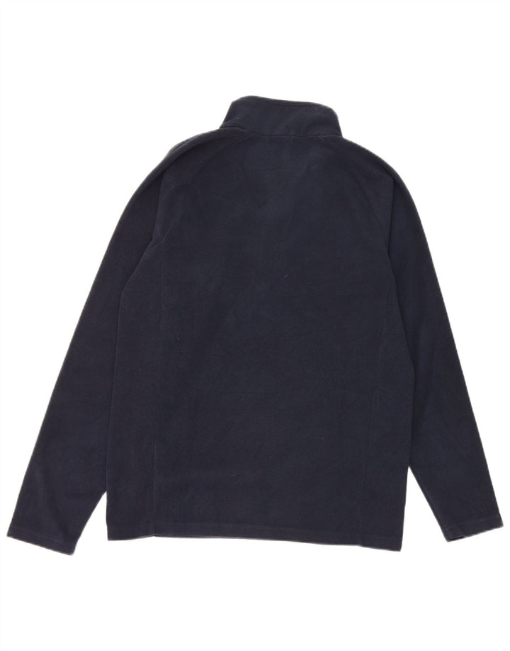 Kappa Jersey polar con cremallera y cuello para niños 13-14 años Azul marino Poliéster