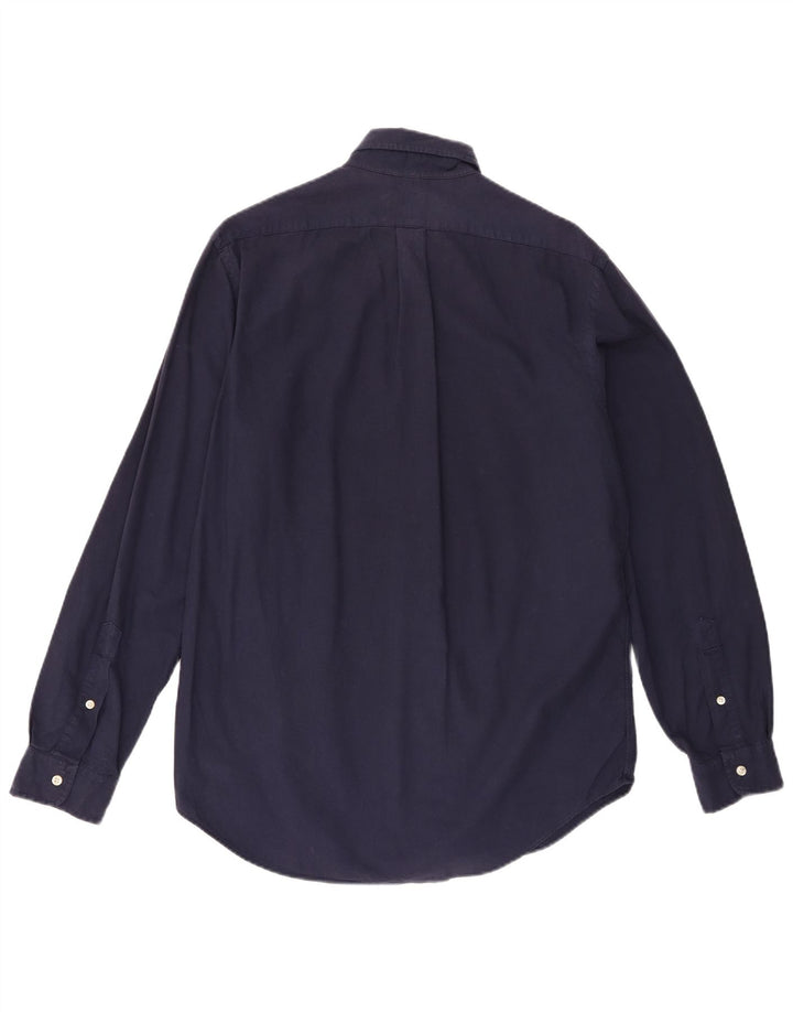 Ralph Lauren Camisa de corte clásico para hombre Algodón azul marino mediano