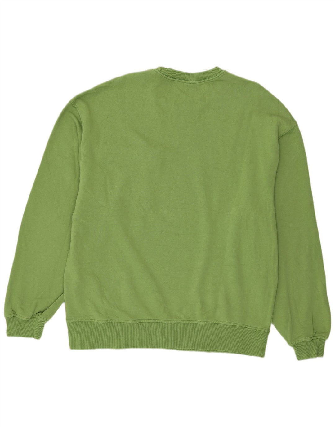Zara Hombre Sudadera Jumper XL Verde Algodón