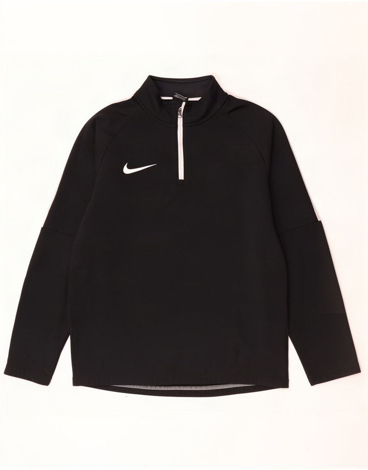 Nike Dri Fit - Chándal con cremallera y cuello para hombre, talla pequeña, color negro