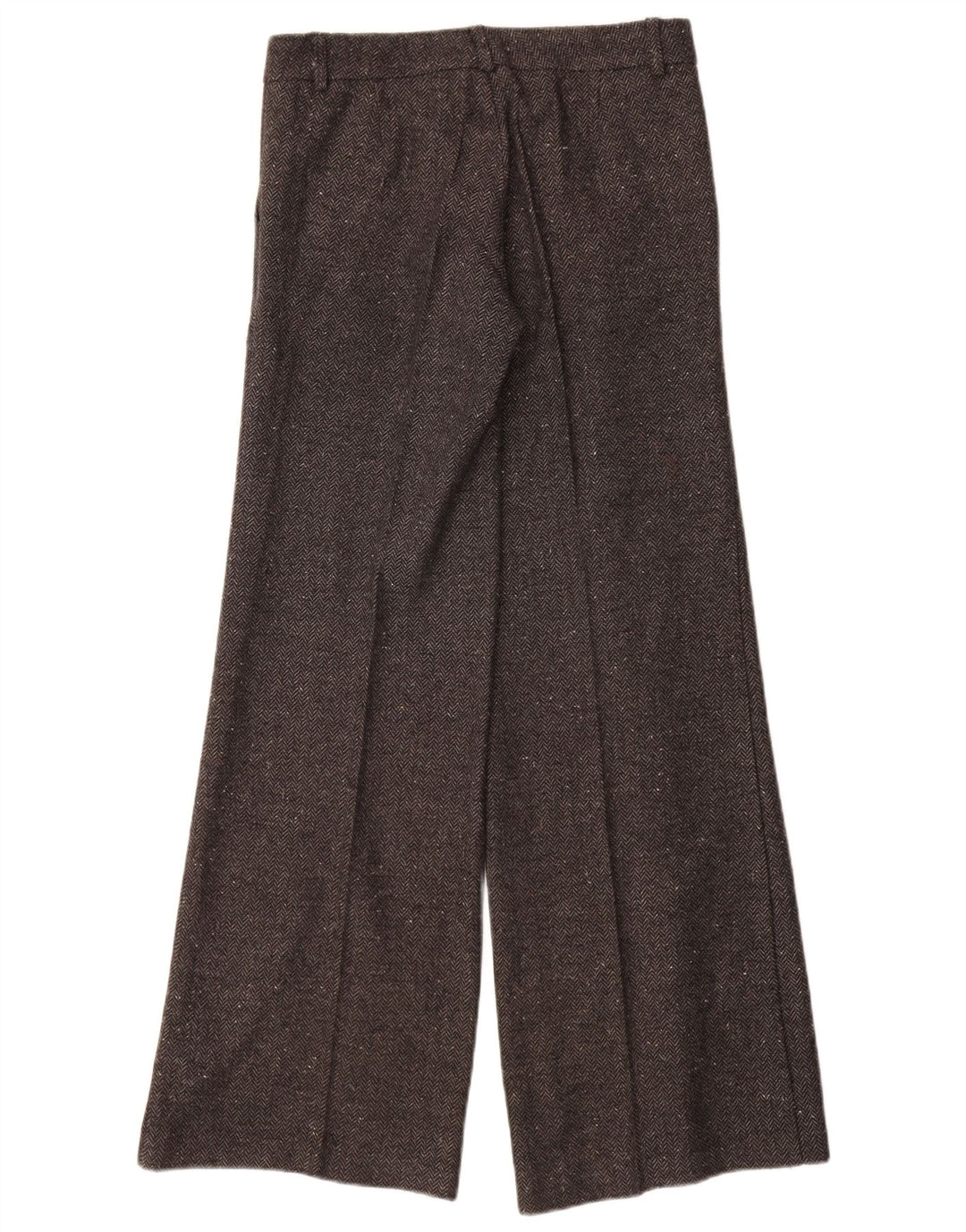 VINTAGE Pantalones casuales para mujer IT 40 Pequeño W28 L32 Espiga gris