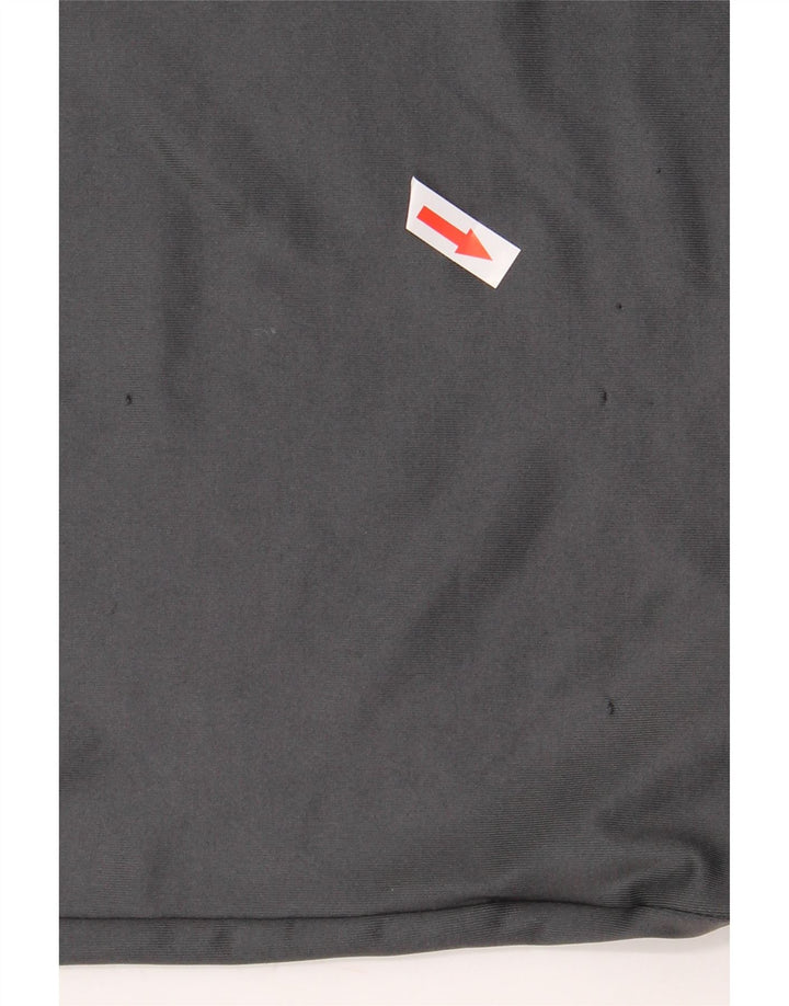 Polo Nike Dri Fit de corte estándar para hombre, poliéster color block grande en gris