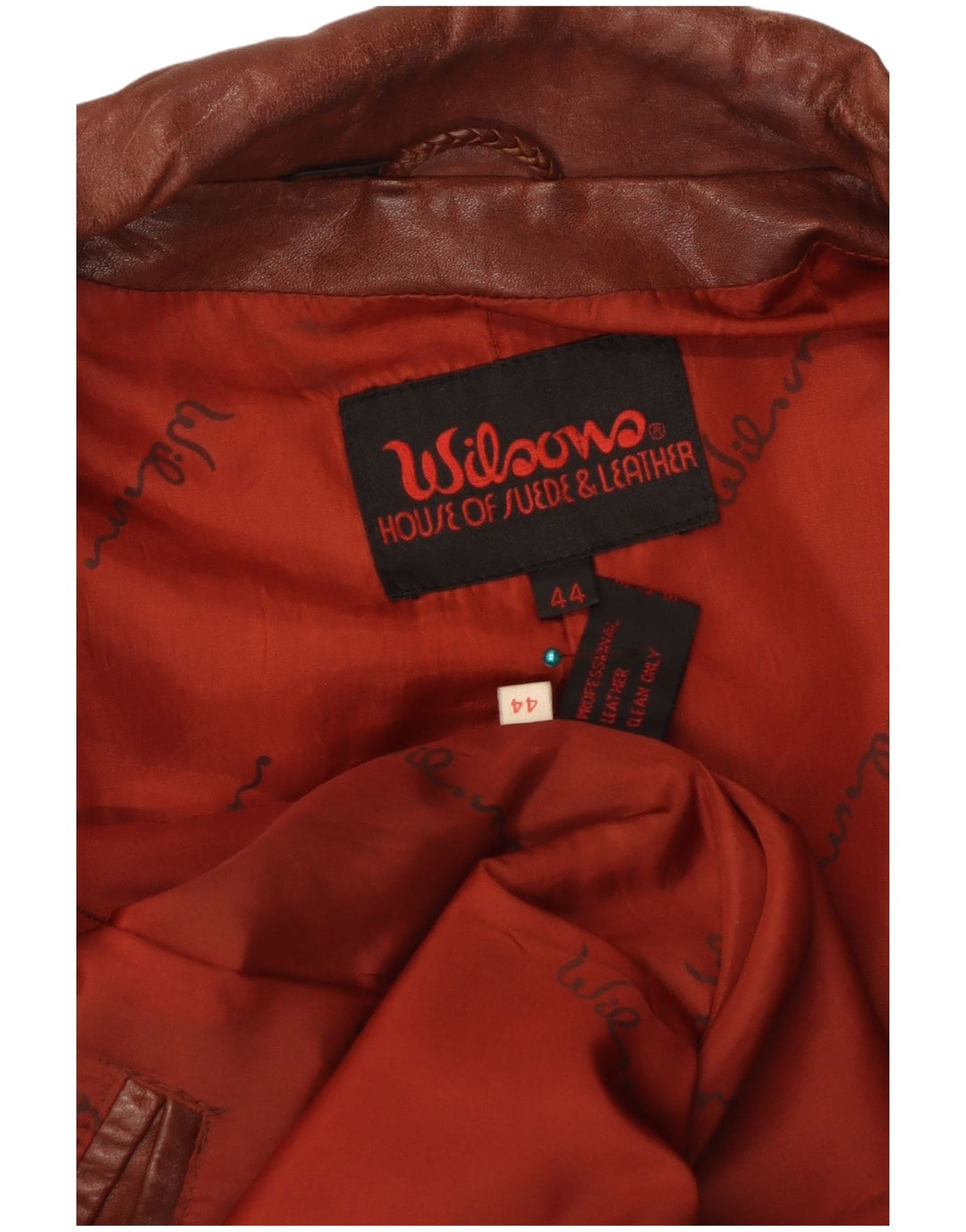 Chaqueta de cuero para mujer Wilsons IT 44 Cuero marrón medio
