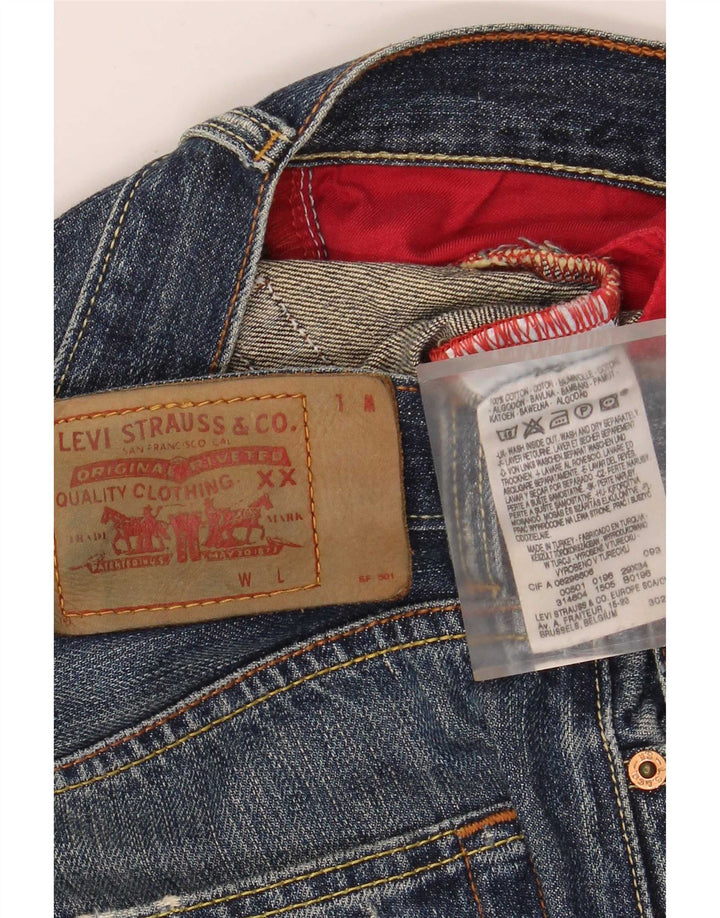 Levi's Jeans de pierna ancha desgastados para hombre W29 L34 Algodón azul