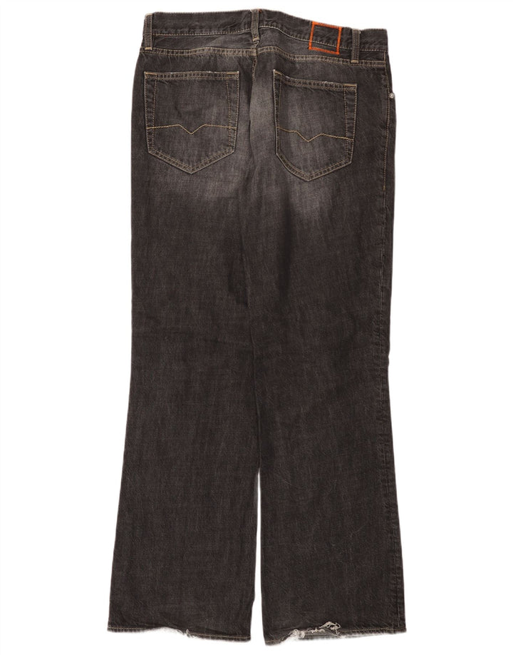HUGO BOSS Vaqueros Bootcut para hombre W34 L32 Algodón negro