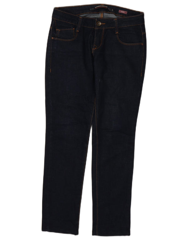 Zara Vaqueros Pitillo Mujer EU 36 XS W26 L29 Azul Marino Algodón