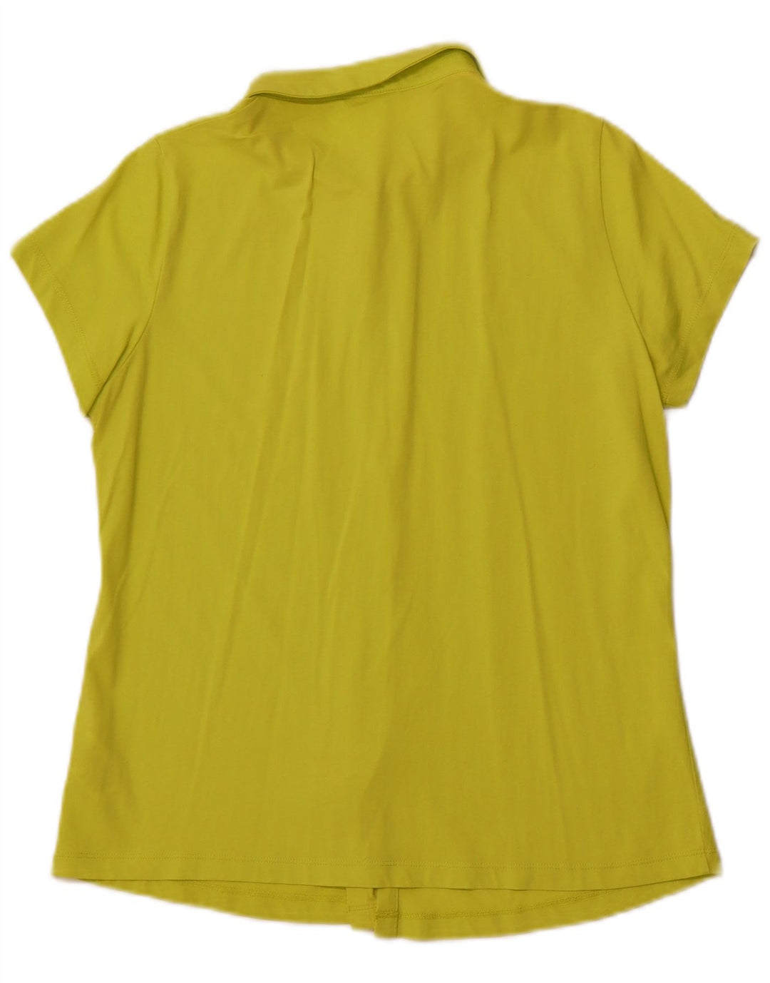 WHITE STUFF Blusa camisera de manga corta para mujer UK 44 Algodón verde medio