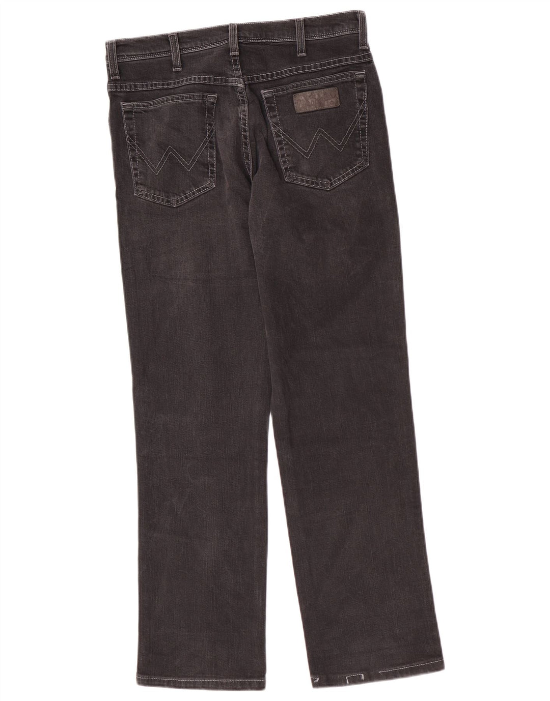 Wrangler Vaqueros rectos elásticos Texas para hombre W33 L29 Algodón gris