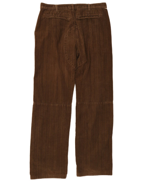 Calvin Klein Pantalones rectos de pana para hombre W33 L33 Algodón marrón