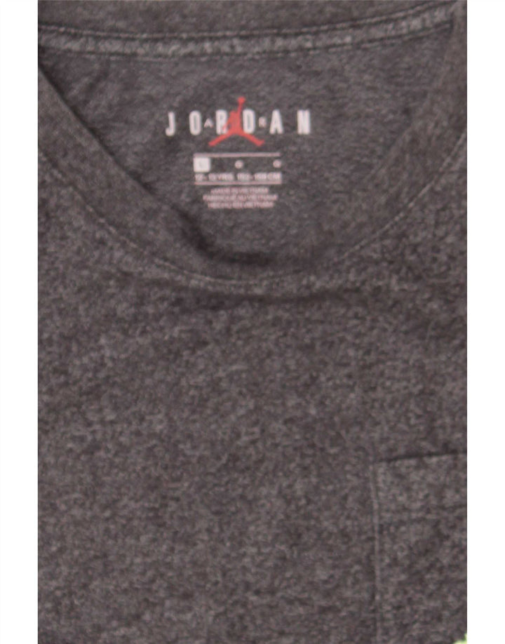 Jordan Camiseta para niño Top 12-13 años Grande Gris Moteado