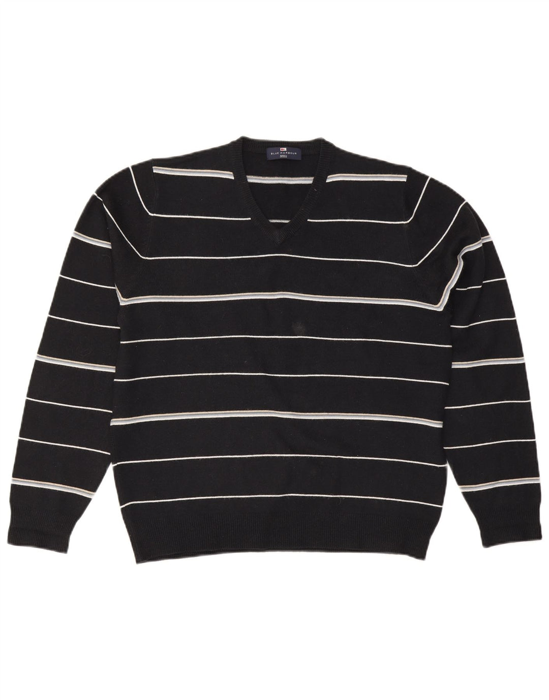 Marks & Spencer Suéter con Cuello en V Blue Harbor para Hombre Azul Marino Mediano