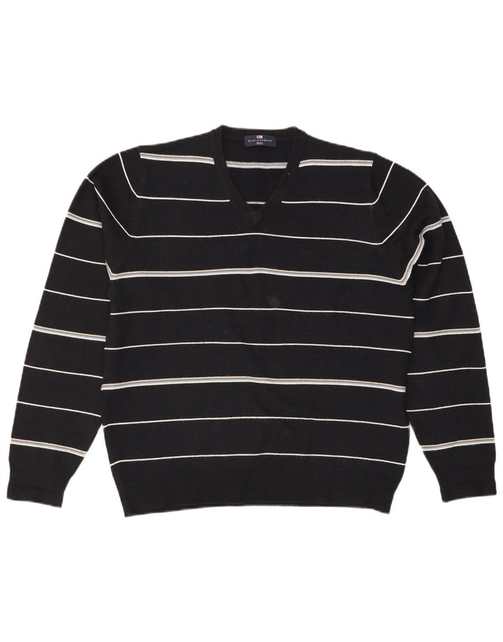 Marks & Spencer Suéter con Cuello en V Blue Harbor para Hombre Azul Marino Mediano