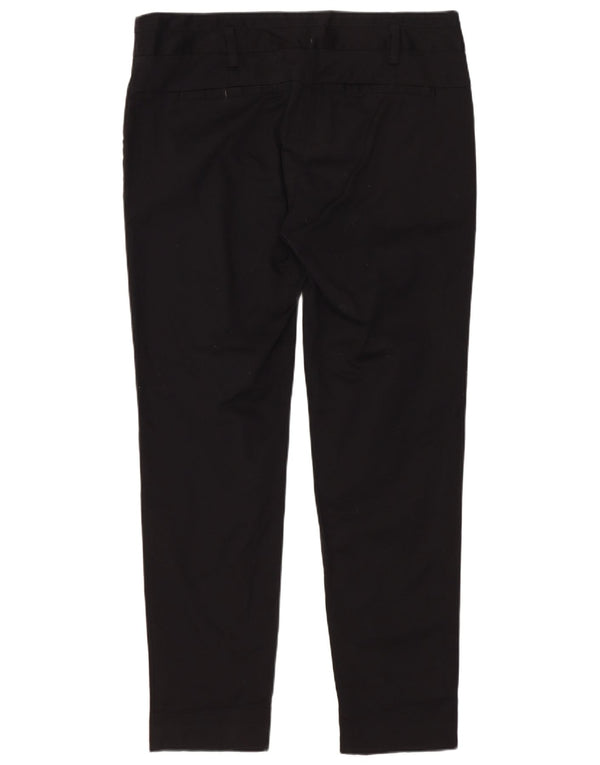 Zara Mujer Pantalones Casuales Slim EU 40 Medium W30 L27 Negro