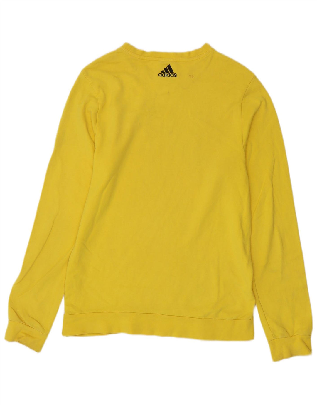 Adidas Hombre Sudadera Gráfica Jumper Medium Amarillo