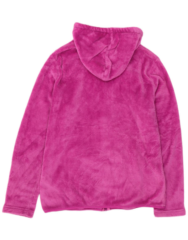 Brugi Chaqueta Polar con Capucha para Mujer UK 40 XL Poliéster Rosa