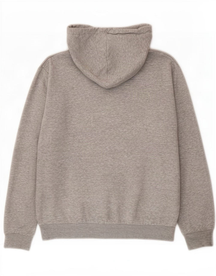 Fila Hombre Graphic Sudadera Con Capucha Jersey De Algodón Gris Medio