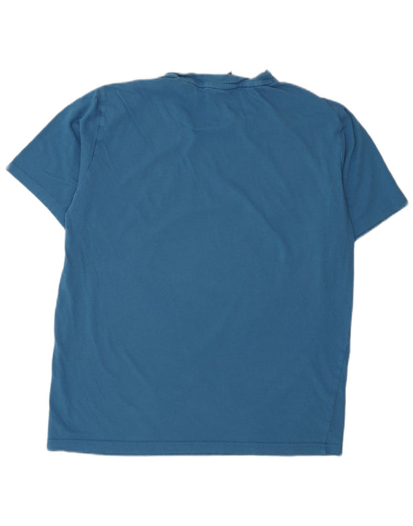 CHAMPION Camiseta Hombre Top Azul Medio