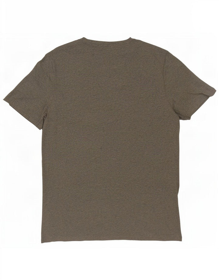 Timberland Camiseta gráfica de ajuste regular para hombre Top de algodón gris medio