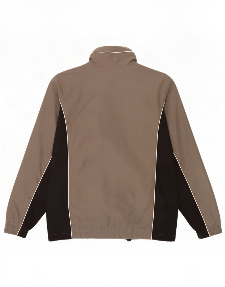 Champion Chaqueta de chándal para hombre, poliéster color block, talla pequeña, gris
