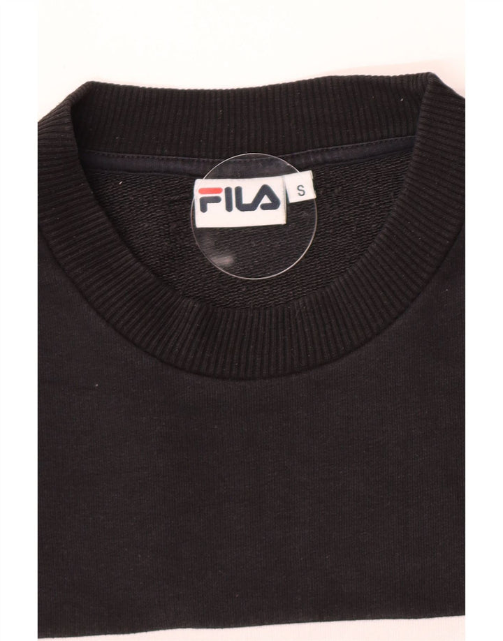 Fila Hombre Graphic Sudadera Jumper Small Multicolor Colorblock