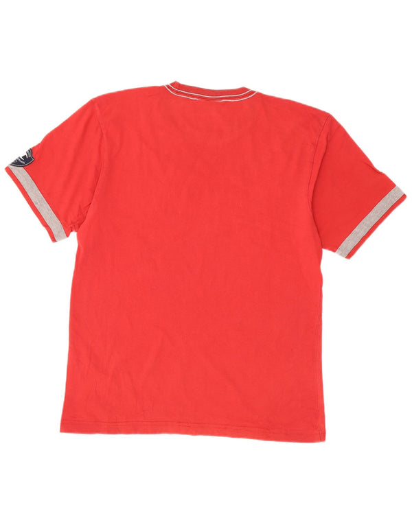Champion Milano Graphic Camiseta para hombre, talla grande, algodón rojo