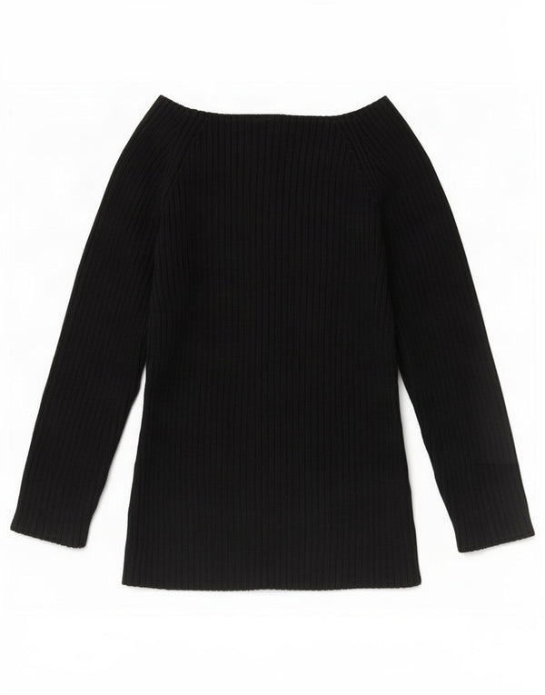 Gap Top para mujer manga 3/4 UK 42 Algodón negro mediano