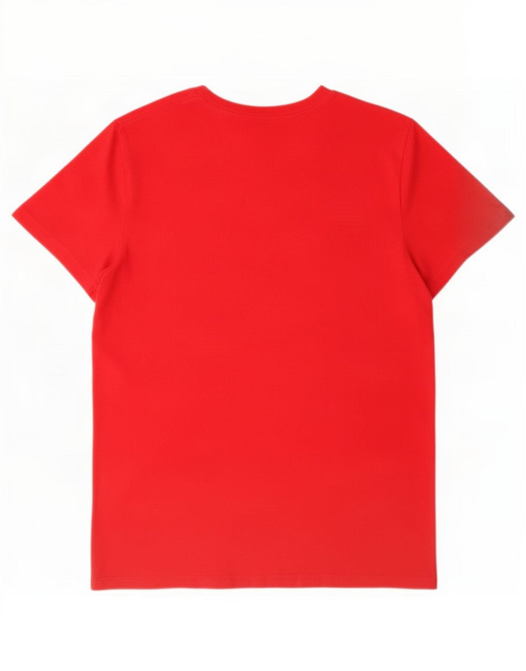 Hollister Hombre Camiseta Gráfica Top Algodón Rojo Mediano