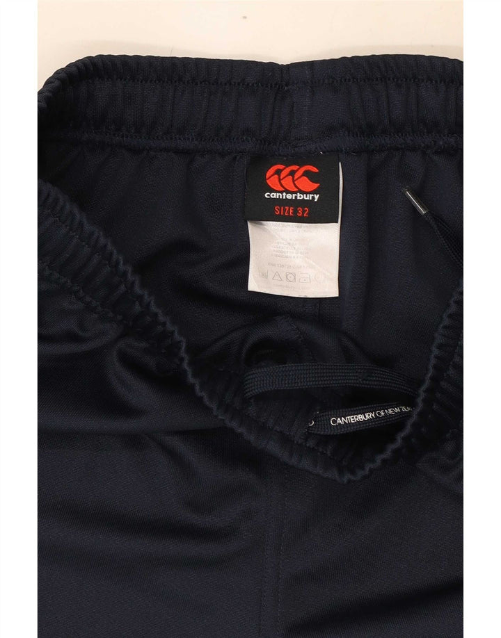 Canterbury Mens IRFU pantalones cortos deportivos medio azul marino poliéster