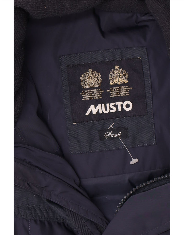 Musto Chaqueta acolchada para hombre UK 36 Small Azul marino Nylon
