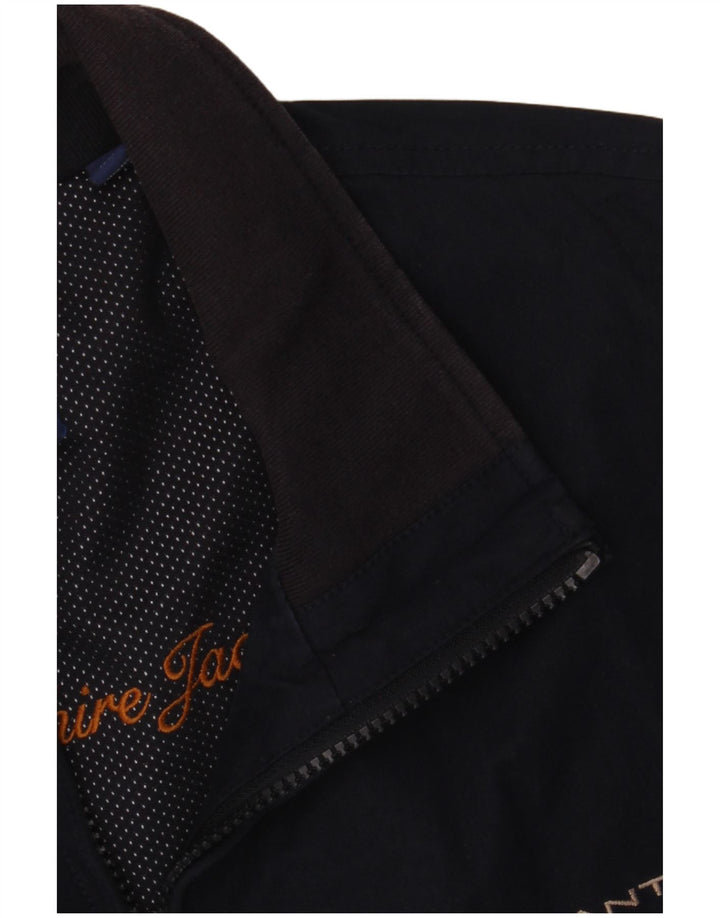 Gant Chaqueta Bomber para Hombre UK 38 Mediana Azul Marino Poliéster