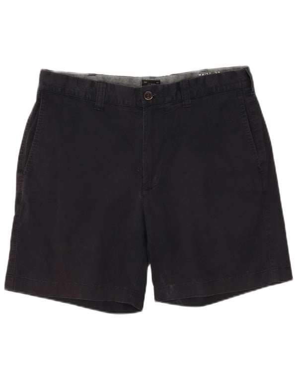 J. Crew Pantalones cortos chinos para hombre W32 Algodón azul marino mediano