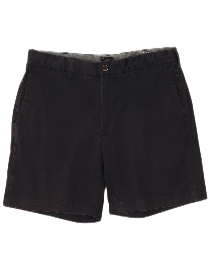 J. Crew Pantalones cortos chinos para hombre W32 Algodón azul marino mediano