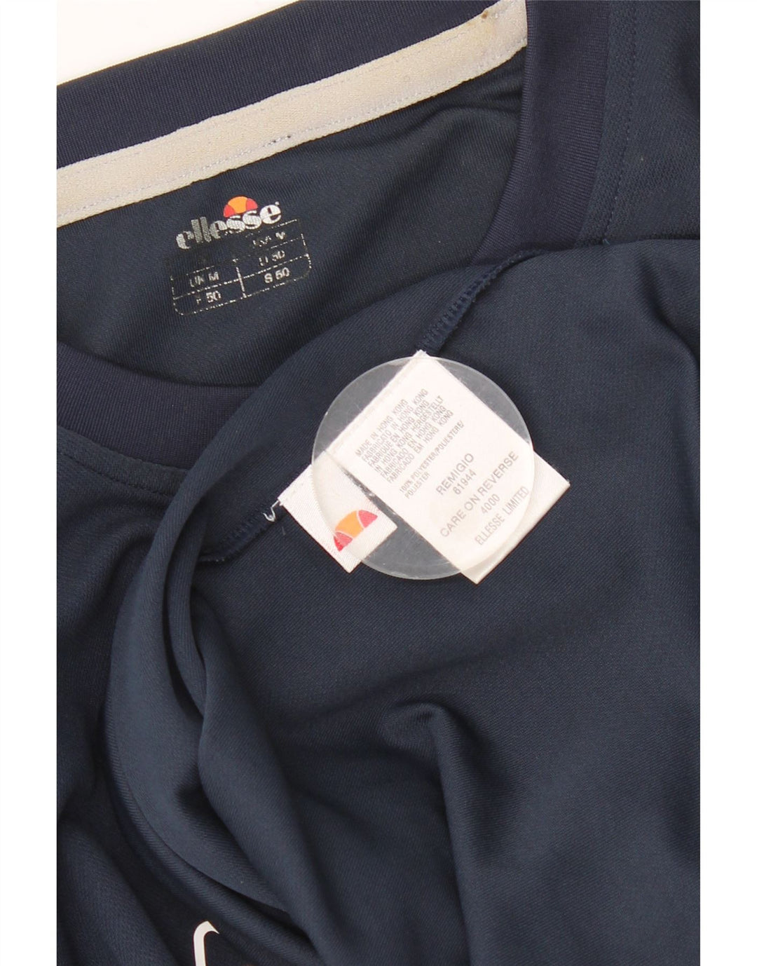 ELLESSE Camiseta gráfica para hombre Top Medium Azul marino Poliéster