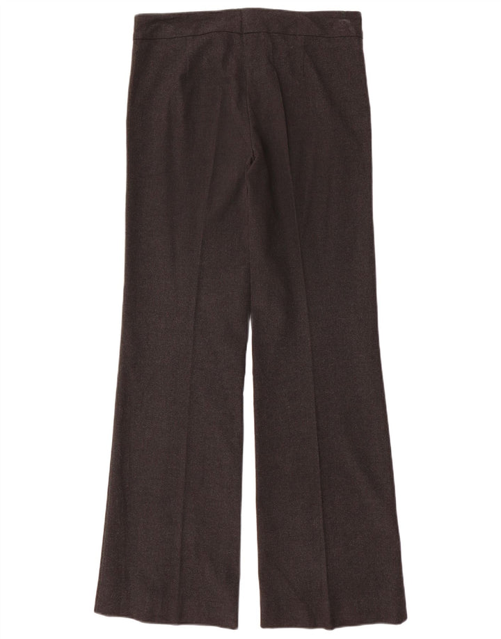 Sisley Pantalones de traje con corte de bota para mujer IT 42 Medium W30 L32 Grey Moteado
