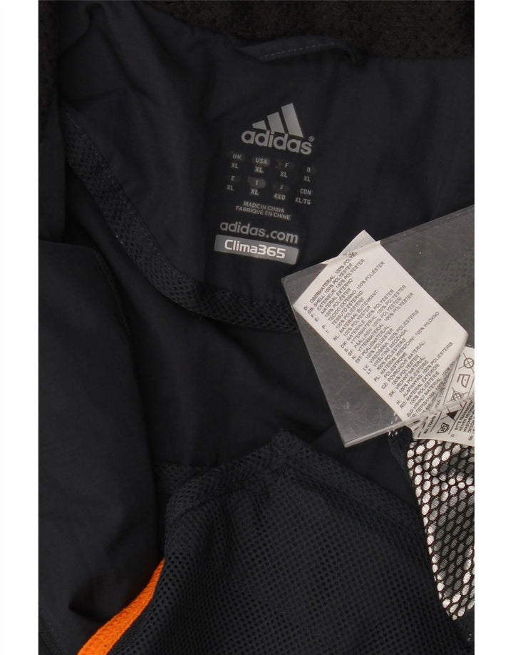 ADIDAS Chaqueta impermeable Clima 365 para hombre UK 42 XL Poliéster azul marino