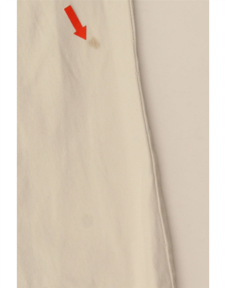 Guess Vaqueros Bootcut Para Hombre W34 L28 Blanco Roto