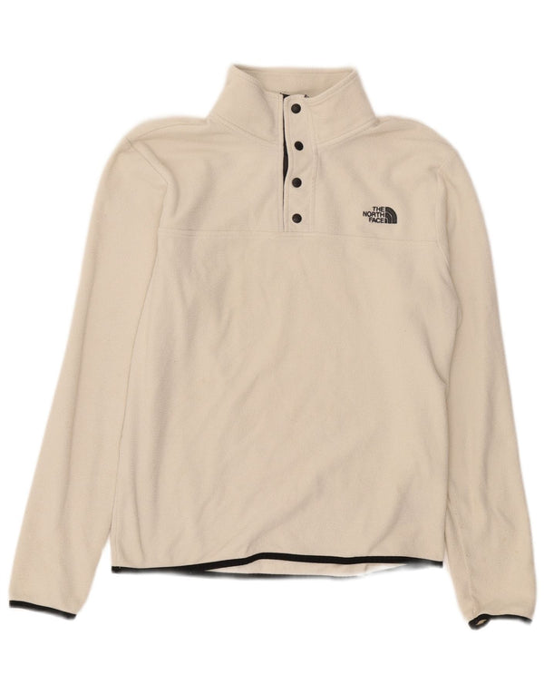 The North Face Jersey De Forro Polar Con Cuello Con Botones Para Hombre Pequeño Poliéster Blanco