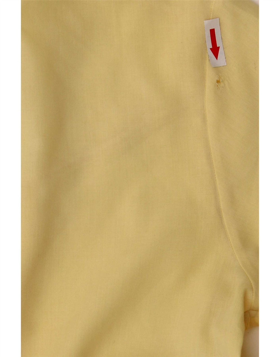 Ambra Blusa de manga corta para mujer UK 44 Poliéster amarillo medio