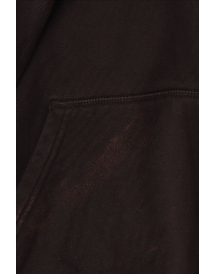 ADIDAS Jersey con capucha gráfica de ajuste holgado para mujer Reino Unido 44 Grande Algodón negro