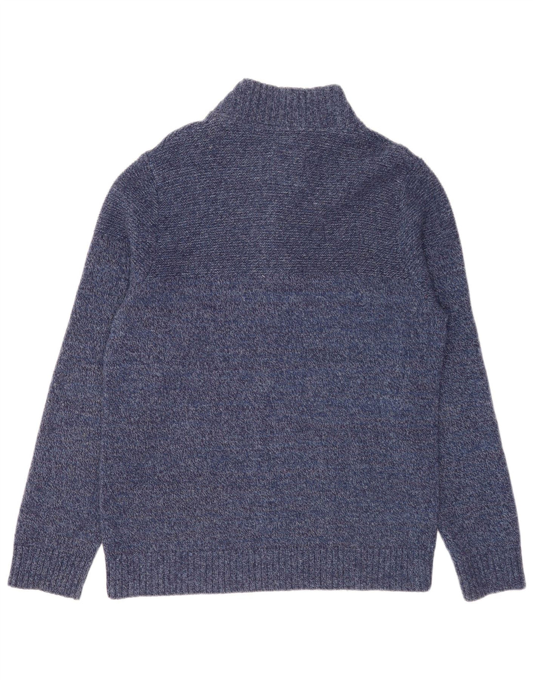 Suéter tipo jersey con cuello y botones para hombre de Fat Face, tamaño grande, de lana a rayas, color azul marino