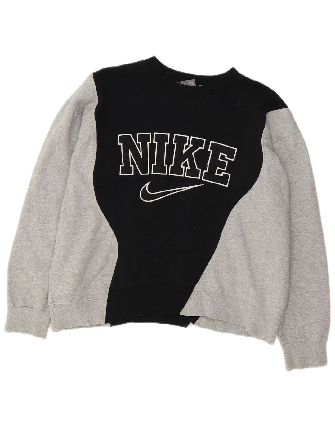 Nike - Sudadera gráfica para mujer, talla 44, talla mediana, color negro