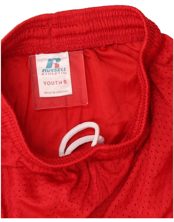 Russell Athletic Pantalones cortos deportivos para niños 9-10 años Pequeño Nylon rojo