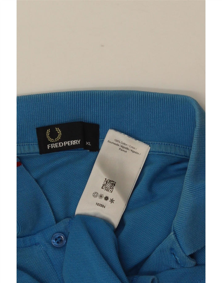 Fred Perry Polo Hombre XL Algodón Azul