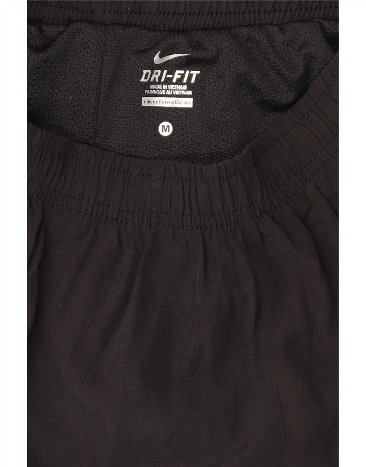 Nike Dri Fit Graphic - Pantalones cortos deportivos para mujer, talla M, poliéster negro