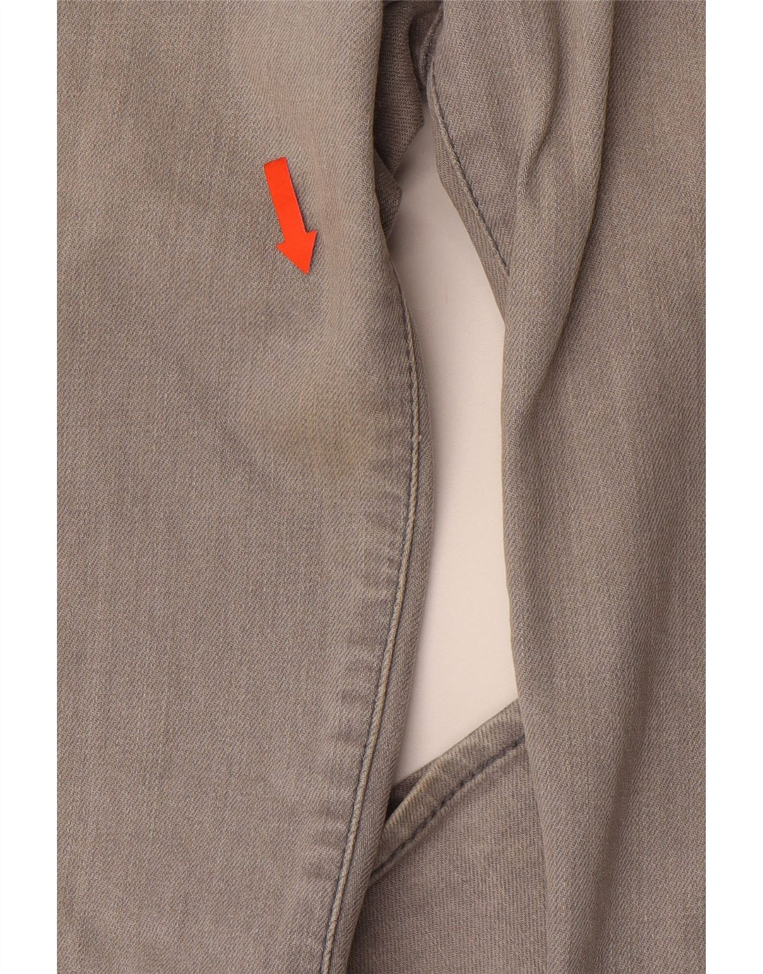 Vaqueros rectos para mujer CALVIN KLEIN W28 L33 Algodón gris